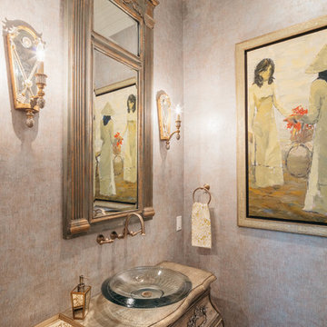15 - Traditional Acadian Southern Powder Room