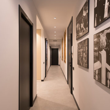 Pasillo con decoración Hollywood