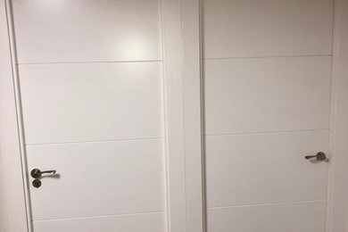 Puertas lacadas en blanco