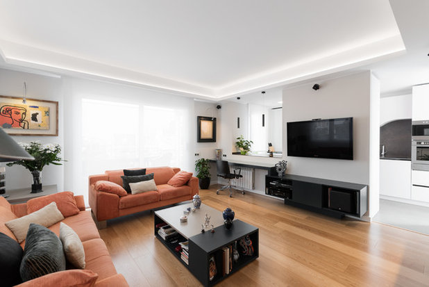 Moderno Sala de estar by Sebastian Bayona Bayeltecnics Design