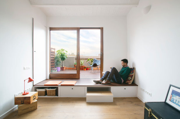 Ecléctico Sala de estar by Nook Architects