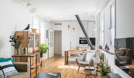 Houzz Tour: Small Space Tricks Make a Flat Big Enough for Guests