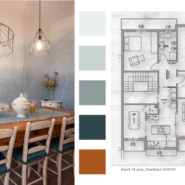 Paint it gray - ristrutturazione appartamento 150 mq in duplex