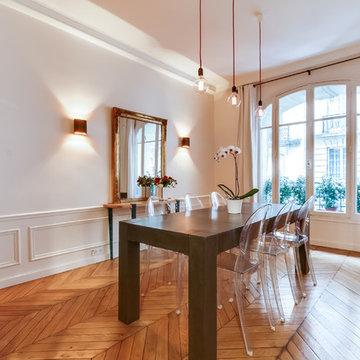 Aménagement et agencement d'un appartement Haussmannien de 110m2 Paris 6