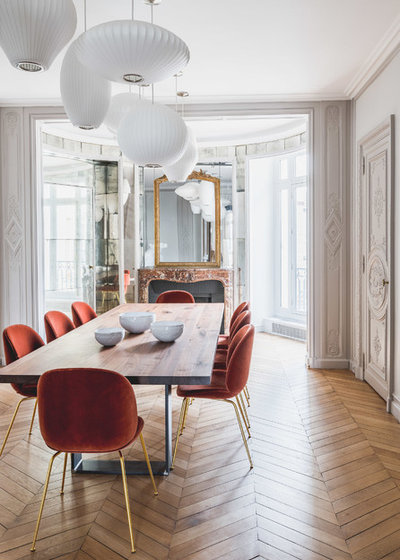 Contemporary Dining Room by Fanny Prat - Architecte d'intérieur