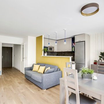 Appartement avec optimisation de l'espace et décoration