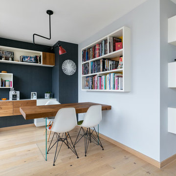 Appartement parisien design aux éléments LAGO en blanc et bois
