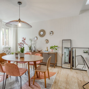 Décoration d'une salon/salle à manger dans le 8ème - 35 m²