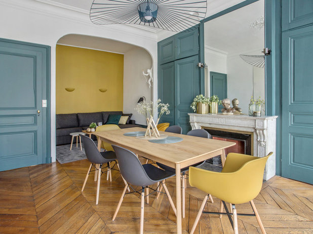 Classique Chic Salle à Manger by CHADOWS Design d'Intérieur