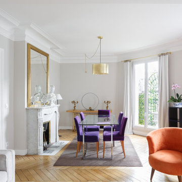 Le style parisien classique ponctué de touches de couleur - Projet Leroy