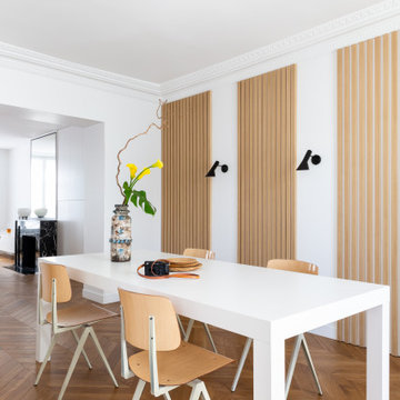 Parquet Point de Hongrie Haussmann - Appartement Paris