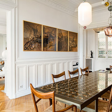 Salle à Manger dans un appartement Haussmannien