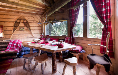 Houzzbesuch: Eine Holzhütte inmitten der französischen Alpen