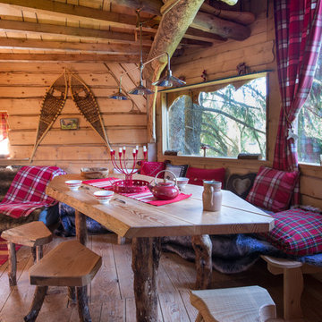 SLG : CHEZ MURIELLE - salle à manger montagnarde