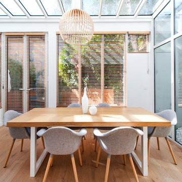 Transformation d’un atelier en un loft familial, contemporain et lumineux