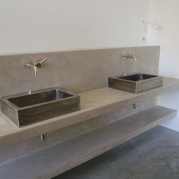 2008 - Salle de Bain en béton ciré en Corse