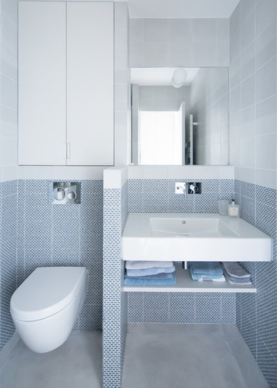 Scandinavian Bathroom by Agathe Marimbert architecte