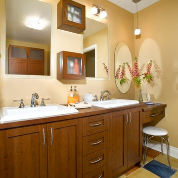 Bathroom storage and sink