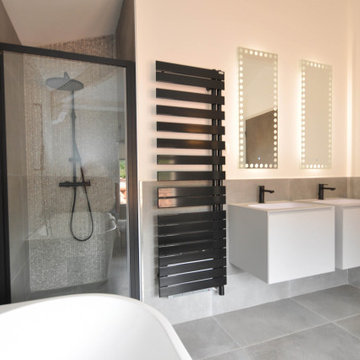 Conception de salle de bain dans maison de 200m² aux monts d’Or à Lyon