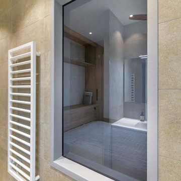 Décoration salle de bain appartement contemporain Paris