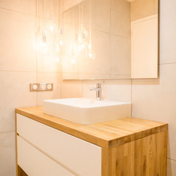 L'alcôve l 80m² Saint Gratien l Rénovation l Dessin Mobilier l Travaux
