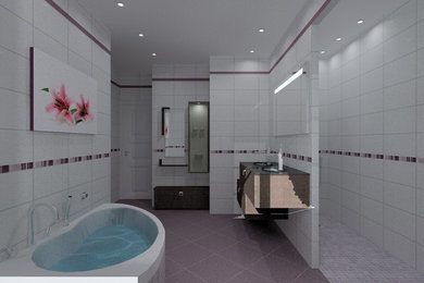 La salle de bains une conception, une réalisation.