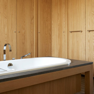 Aménagement d'une salle de bain principale craftsman.