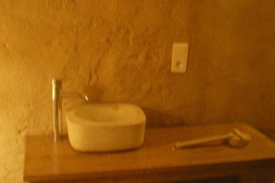 ランスにあるコンテンポラリースタイルのおしゃれな浴室の写真