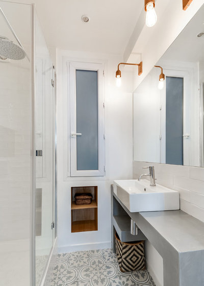 Scandinavian Bathroom by Transition Interior Design
