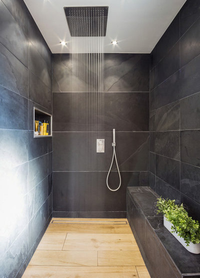 Contemporain Salle de Bain by POLKA