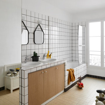 Rénovation d'un appartement familial de 115m2- Paris 8