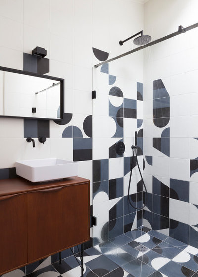 Современный Ванная комната by Lagom architectes
