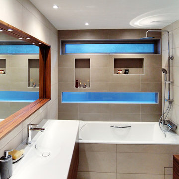 Réorganisation d'une salle de bain et aménagement hall d'entrée