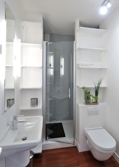 Современный Ванная комната by Fables de Murs