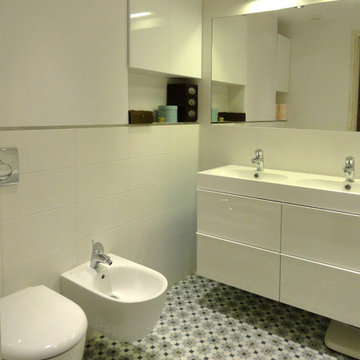 Salle de bain carrelage portugais