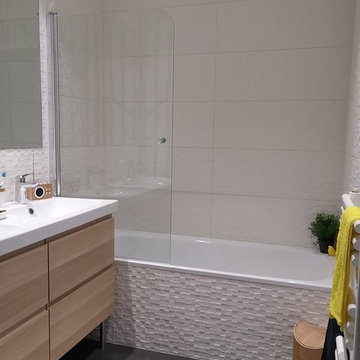 Salle de bain compacte et tendance