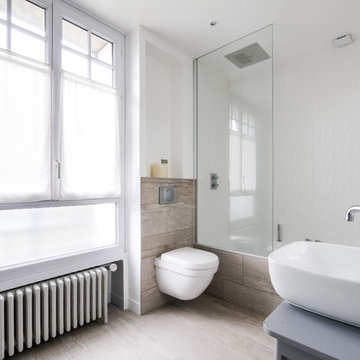 Salle de bain dans une meulière