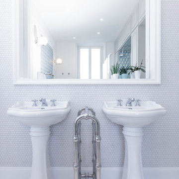 SALLE DE BAIN RETRO