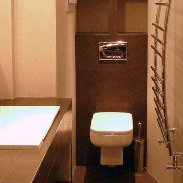 salle de bains dans petit espace