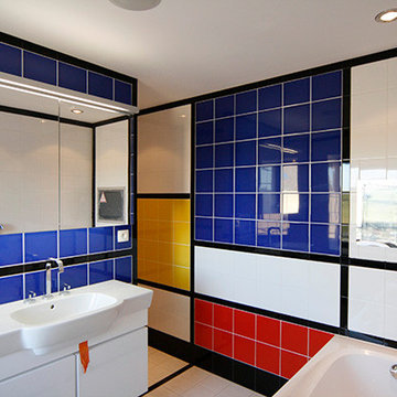 Salle de bains "Mondrian"