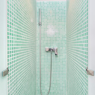 Idée de décoration pour une salle d'eau méditerranéenne.