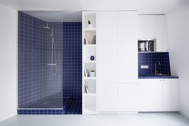 Contemporary Bathroom by Agathe Marimbert architecte