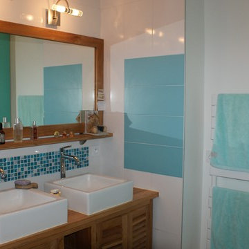 Une salle de bain qui reprend les codes de bien être de ses propriétaires
