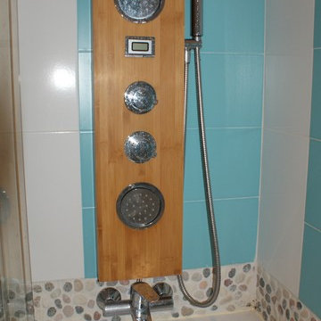 Une salle de bain qui reprend les codes de bien être de ses propriétaires
