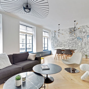 A Paris, un appartement haute couture inspiré de l’hôtellerie de luxe