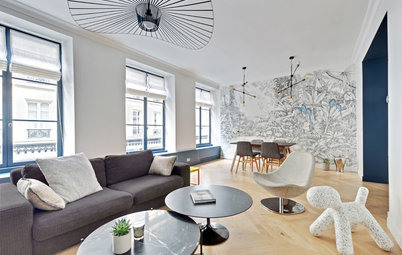 Houzz Tour: A Tired Flat Gets a Luxe Living Room and Master Suite