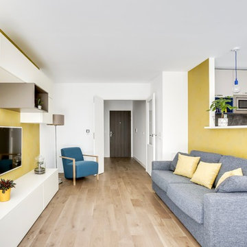 Appartement avec optimisation de l'espace et décoration