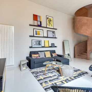 Appartement bleu