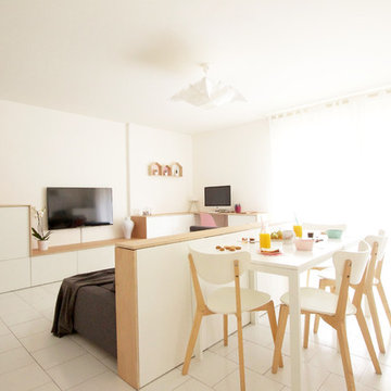 Appartement T2 50m² : salon modulable