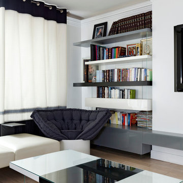 Entrée, Salon, Bureau et Chambre